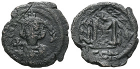 Byzantine Follis AE
 Weight: 4,5 gr Diameter: 24,1 mm