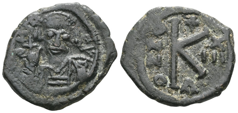 Byzantine Follis AE
 Weight: 4,7 gr Diameter: 22,8 mm