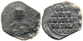 Byzantine anonymous follis AE.
 Weight: 10,8 gr Diameter: 30,7 mm
