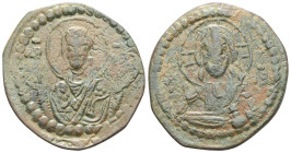 Byzantine anonymous follis AE.
 Weight: 5,2 gr Diameter: 27,6 mm