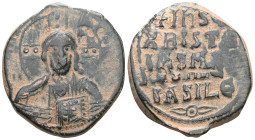 Byzantine anonymous follis AE.
 Weight: 9,3 gr Diameter: 25,7 mm
