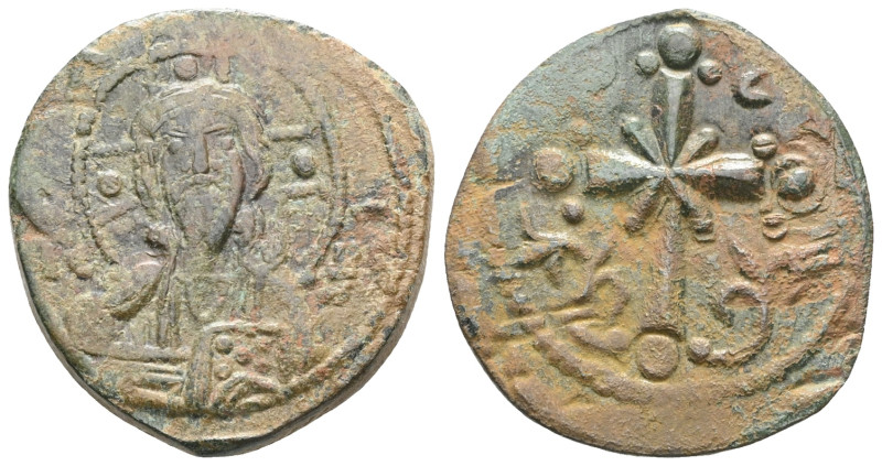 Byzantine anonymous follis AE.
 Weight: 5,2 gr Diameter: 22,3 mm