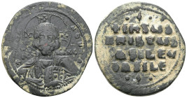 Byzantine anonymous follis AE.
 Weight: 13,3 gr Diameter: 33,3 mm
