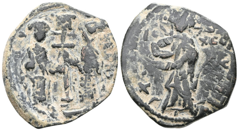 Byzantine anonymous follis AE.
 Weight: 7,4 gr Diameter: 26,6 mm