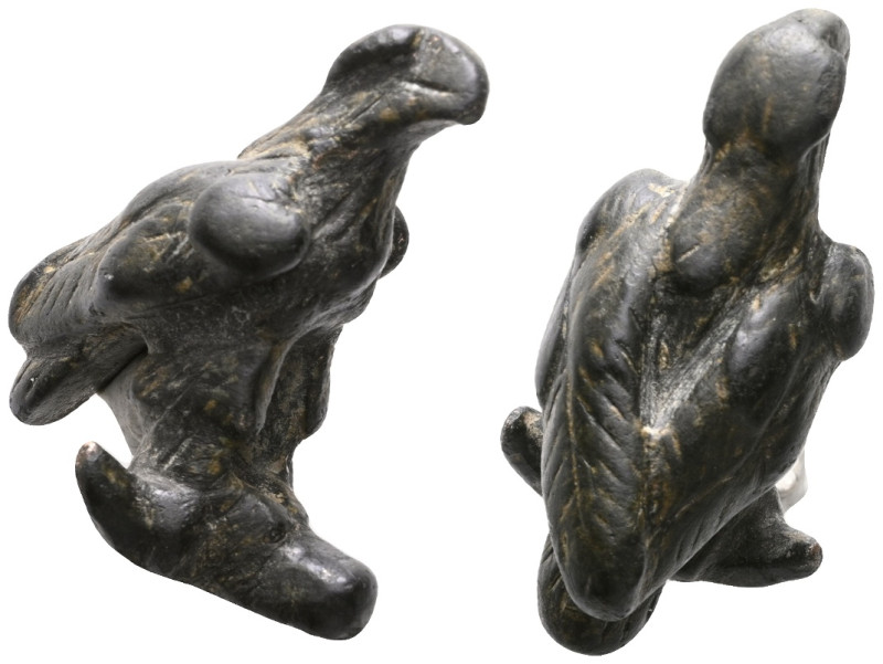 ANCIENT ROMAN BRONZE EAGLE FIGURINE.(1st - 2nd Century).Ae
 Weight: 39,1 gr Dia...