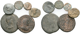 ANCIENT BRONZE COINS.SOLD AS SEEN.NO RETURN.
Weight: lot Diameter: lot