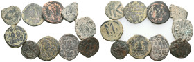 ANCIENT BRONZE COINS.SOLD AS SEEN.NO RETURN.
 Weight: lot Diameter: lot