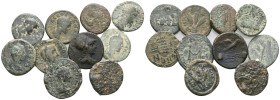ANCIENT BRONZE COINS.SOLD AS SEEN.NO RETURN.
 Weight: lot Diameter: lot