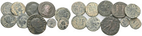 ANCIENT BRONZE COINS.SOLD AS SEEN.NO RETURN.
 Weight: lot Diameter: lot