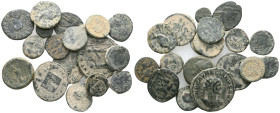 ANCIENT BRONZE COINS.SOLD AS SEEN.NO RETURN.
 Weight: lot Diameter: lot