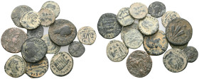 ANCIENT BRONZE COINS.SOLD AS SEEN.NO RETURN.
 Weight: lot Diameter: lot