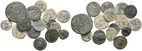 ANCIENT BRONZE COINS.SOLD AS SEEN.NO RETURN.
 Weight: lot Diameter: lot