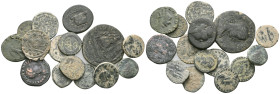 ANCIENT BRONZE COINS.SOLD AS SEEN.NO RETURN.
 Weight: lot Diameter: lot