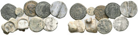 ANCIENT BRONZE COINS.SOLD AS SEEN.NO RETURN.
 Weight: lot Diameter: lot