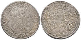 Sachsen - Albertiner (ab 1485). Kurfürstentum (1547 - 1806). Christian II. und seine Brüder unter Vormundschaft (1591 - 1601).

Taler (Silber). 1597...