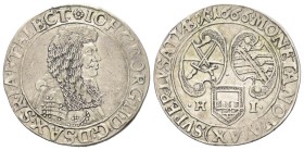Sachsen - Albertiner (ab 1485). Kurfürstentum (1547 - 1806). Johann Georg II. (1656 - 1680).

1/6 Taler = XV Kreuzer (Silber). 1666. Bautzen.
Prägu...