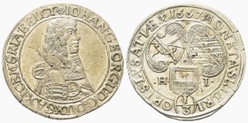 Sachsen - Albertiner (ab 1485). Kurfürstentum (1547 - 1806). Johann Georg II. (1656 - 1680).

1/3 Taler (Silber). 1667. Bautzen.
Für die Oberlausit...