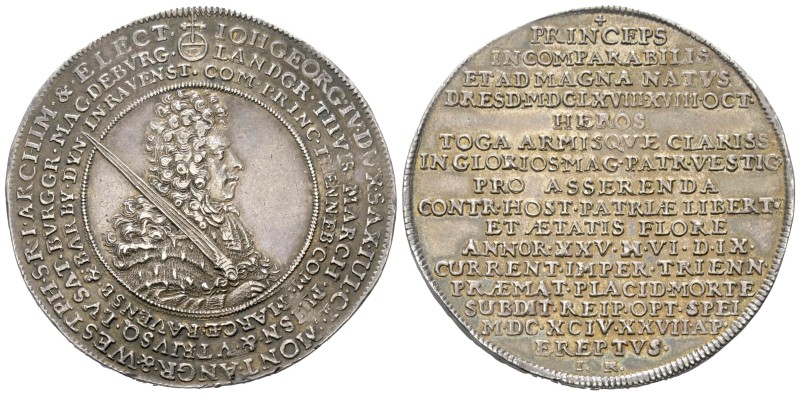 Sachsen - Albertiner (ab 1485). Kurfürstentum (1547 - 1806). Johann Georg IV. (1...