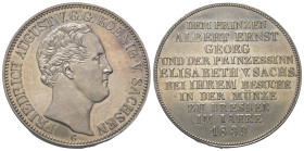 Sachsen - Albertiner (ab 1485). Königreich (ab 1806). Friedrich August II. (1836 - 1854).

Taler (Silber). 1839 G. Dresden.
Auf den Besuch der Münz...