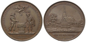 Sachsen - Albertiner (ab 1485). Königreich (ab 1806). Friedrich August II. (1836 - 1854).

 Medaille (Kupfer). 1845.
Auf das 200-jährige Jubiläum d...