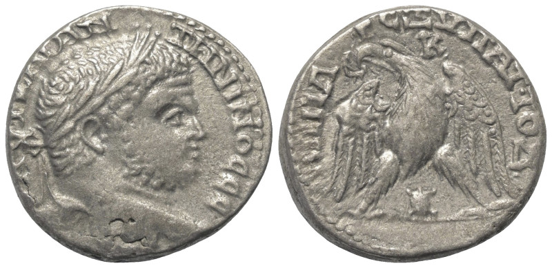 Phönikien. Byblos. Caracalla (197 - 217 n. Chr.).

 Tetradrachme (Silber). Ca....