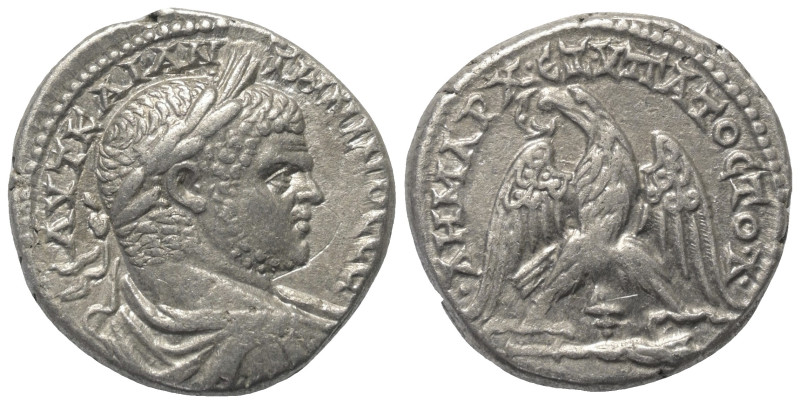 Phönikien. Tyros. Caracalla (197 - 217 n. Chr.).

 Tetradrachme (Billon). Ca. ...