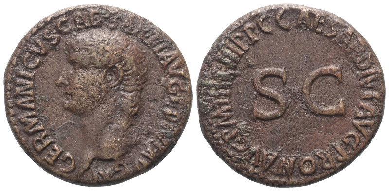 Germanicus (gest. 19 n. Chr.).

 As (Bronze/Kupfer). 40 - 41 n. Chr. (unter Ca...