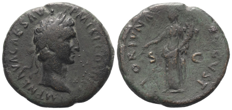 Nerva (96 - 98 n. Chr.).

 As (Kupfer/Bronze). 97 n. Chr. Rom.
Vs: IMP NERVA ...