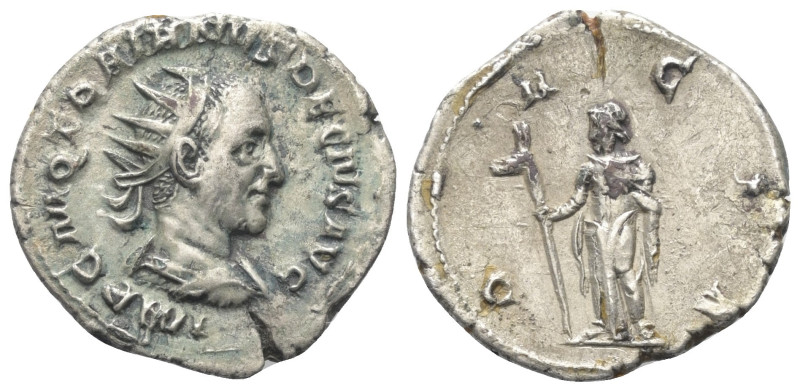 Traianus Decius (249 - 251 n. Chr.).

 Antoninian (Kupfer). 249 - 251 n. Chr. ...