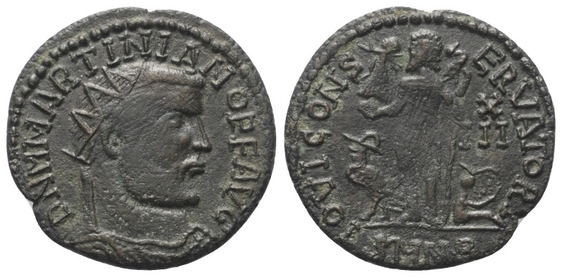 Martinianus (324 n. Chr.).

 Follis (Bronze). 324 n. Chr. Nicomedia.
Vs: D N ...