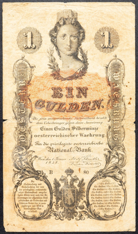 Franz Joseph I., 1 Gulden 1858 Franz Joseph I., 1 Gulden 1858, P# A84; G

Grad...