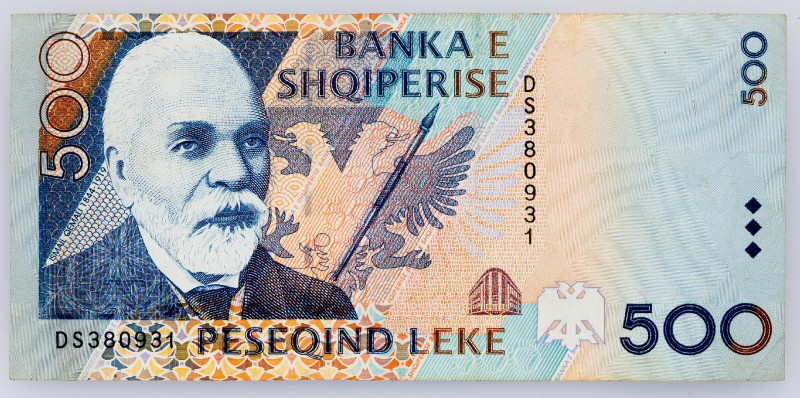 Albania, 500 Leke 1996 Albania, 500 Leke 1996; VF

Grade: VF