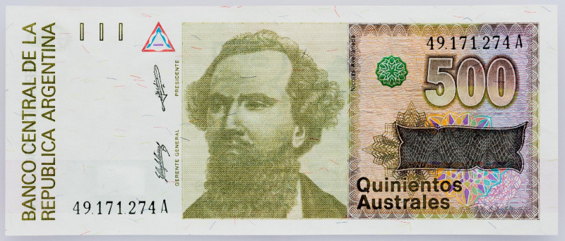 Argentina, 500 Australes 1988 Argentina, 500 Australes 1988; aUNC

Grade: aUNC