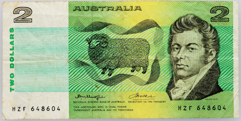 Australia, 2 Dollars 1976 Australia, 2 Dollars 1976; F

Grade: F