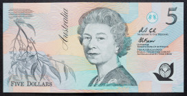 Australia, 5 Dollars 1992