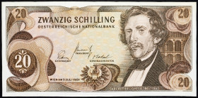 Austria, 20 Schilling 1967