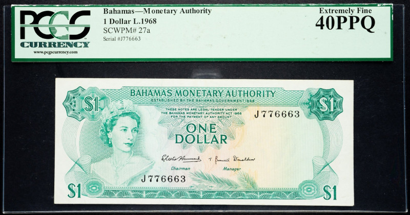 Bahamas, 1 Dollar 1968 Bahamas, 1 Dollar 1968 40 PPQ

Grade: 40 PPQ