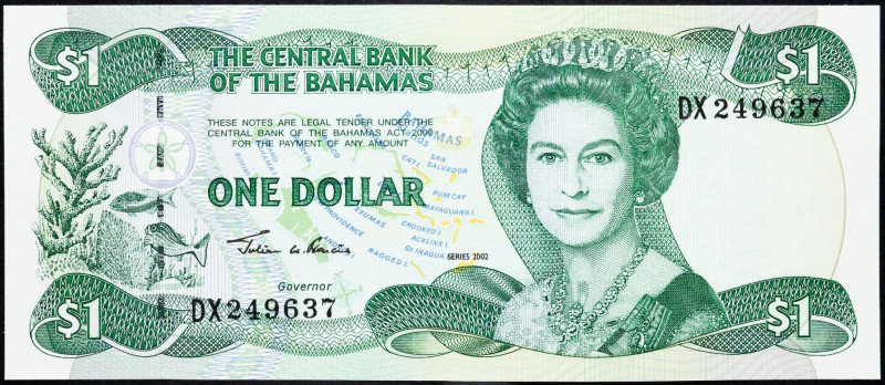 Bahamas, 1 Dollar 2002 Bahamas, 1 Dollar 2002; UNC

Grade: UNC