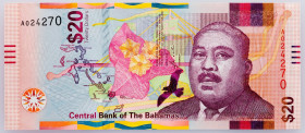 Bahamas, 20 Dollars 2018