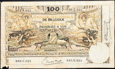 Belgium, 100 Francs 1920