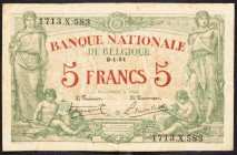 Belgium, 5 Francs 1921