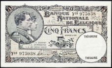 Belgium, 5 Francs 1928