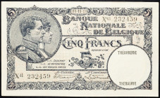 Belgium, 5 Francs 1929