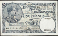 Belgium, 5 Francs 1931