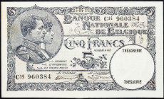 Belgium, 5 Francs 1931