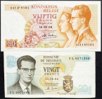 Belgium, 20, 50 Francs 1964.1966