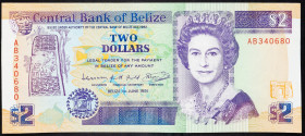 Belize, 2 Dollars 1991