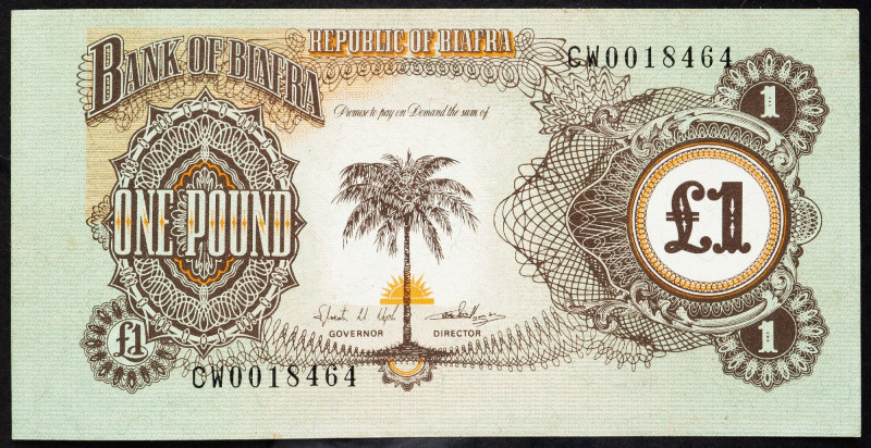 Biafra, 1 Pound 1968-1969 Biafra, 1 Pound 1968-1969; aUNC

Grade: aUNC