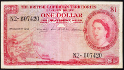 British West Indies, 1 Dollar 1956