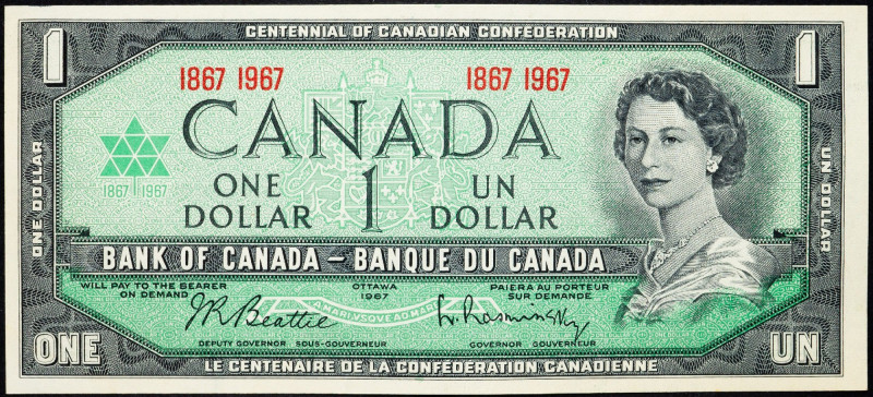 Canada, 1 Dollar 1967 Canada, 1 Dollar 1967; EF

Grade: EF